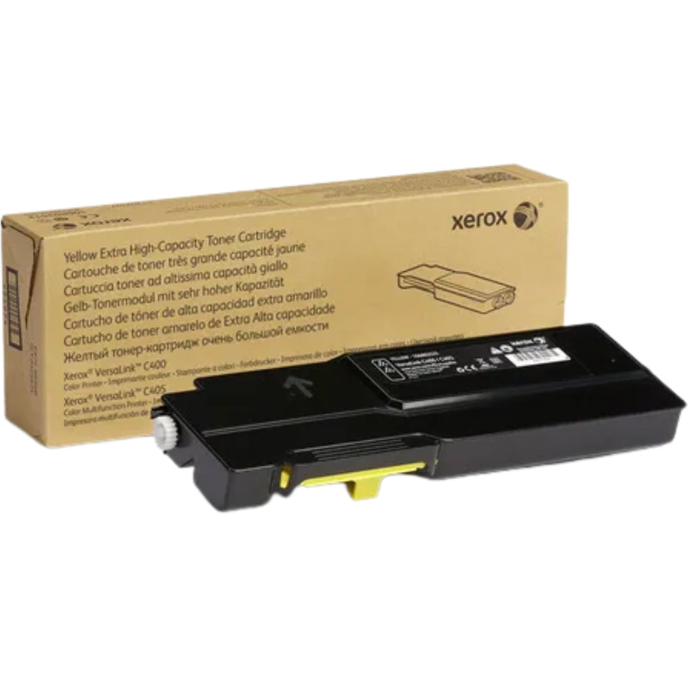 New, Pre-Owned - Xerox 106R03525 Extra High Yield Yellow Toner Cartridge
