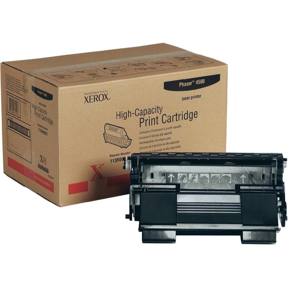 New, Pre-Owned - Xerox 113R00657 High Yield Black Toner Cartridge