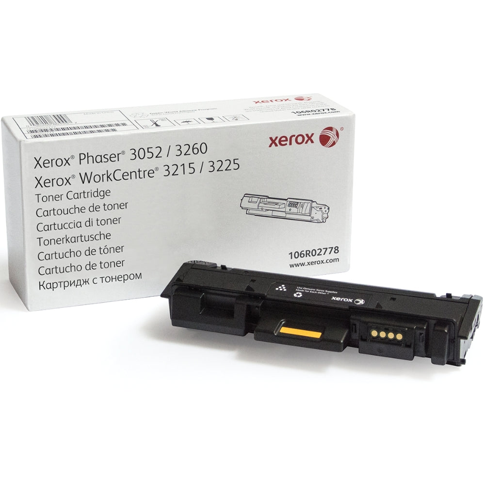 New, Pre-Owned - Xerox 106R02778 Standard Yield Black Toner Cartridge