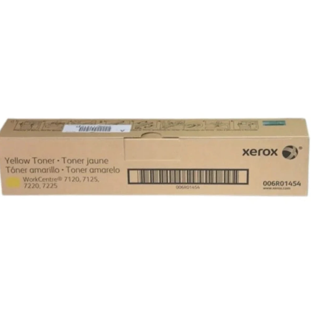 New, Pre-Owned - Xerox Work Centre 7120,7125,7220 Standard Yield Yellow Toner Cartridge, 006R01454