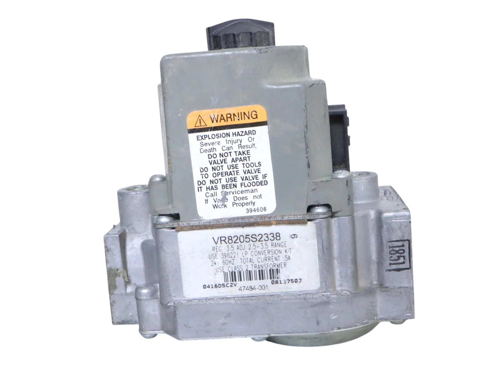 Honeywell VR8205S2338 HVAC Furnace Gas Valve 47484-001