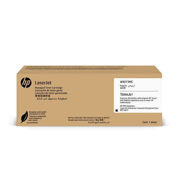 New, Pre-owned, Original HP W9273MC High Yield Magenta Toner Cartridge
