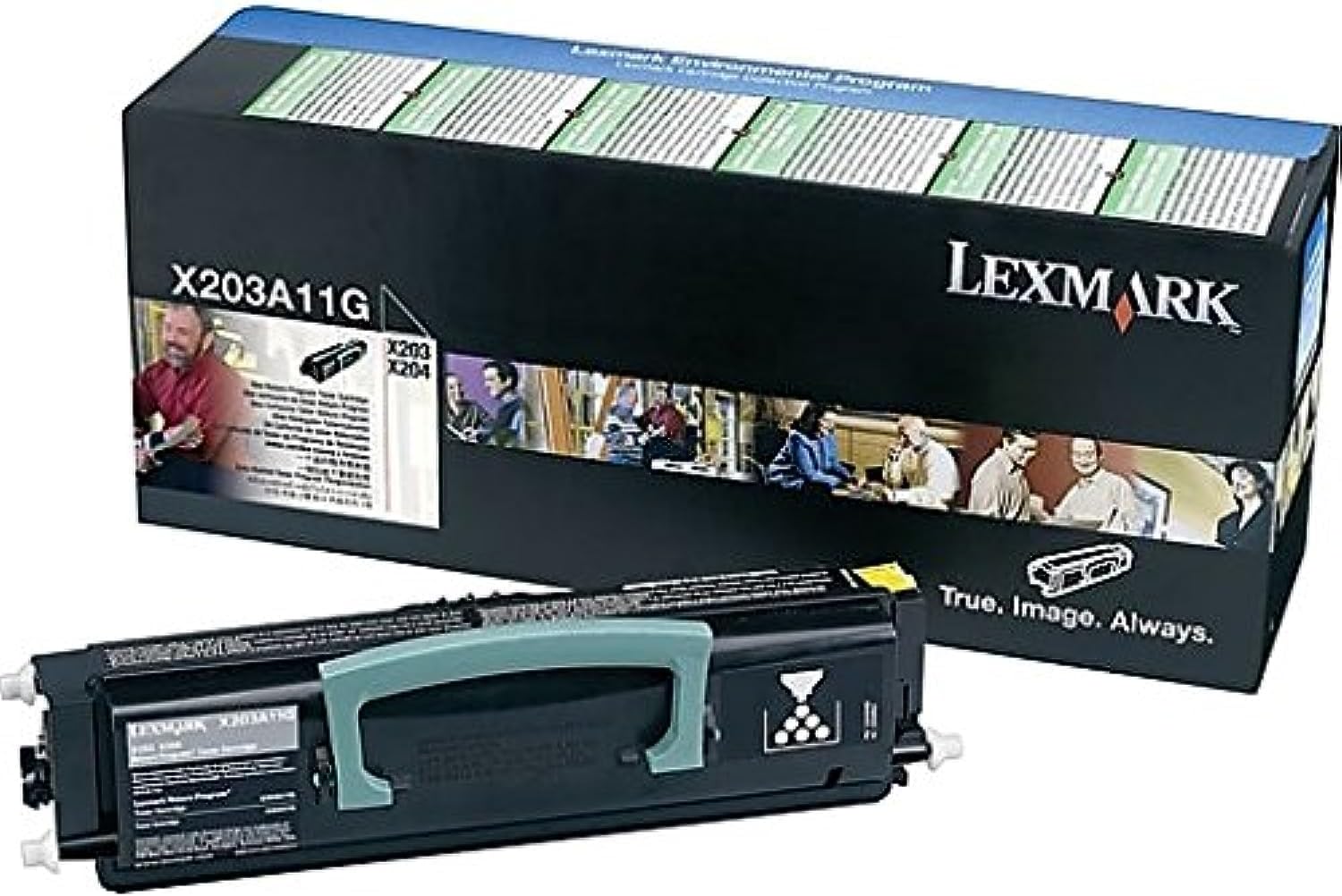 New, Pre-Owned - Lexmark X203,X204 Standard Yield Black Toner Cartridge, X203A11G