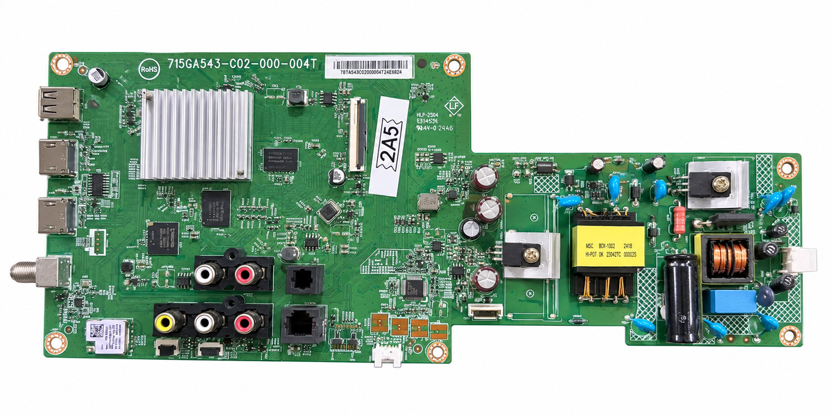 Vizio XJCC02K0010 715GA543-C02-000-004T main and power board for D32F-G1