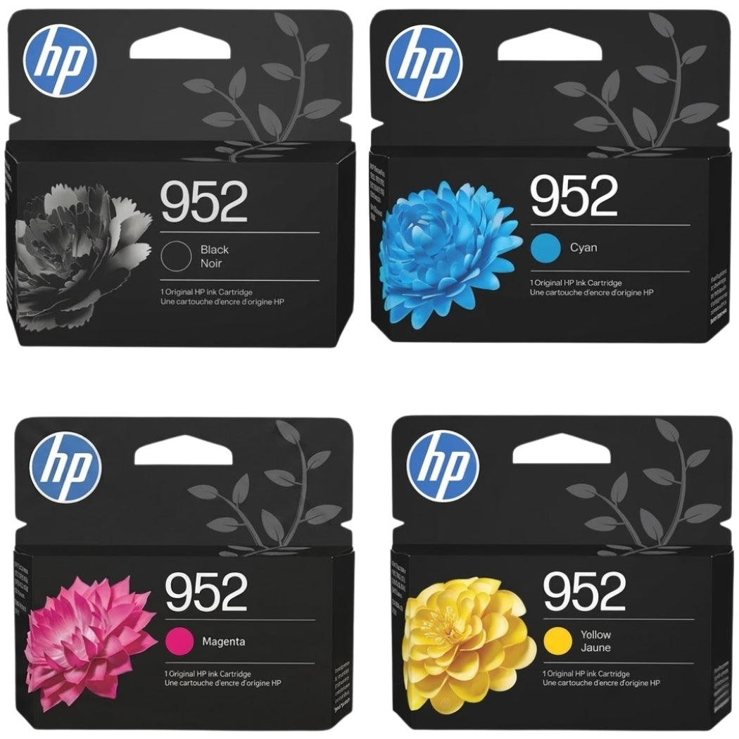 New, Pre-Owned -HP 952 Black, Cyan, Magenta, Yellow Ink Cartridge