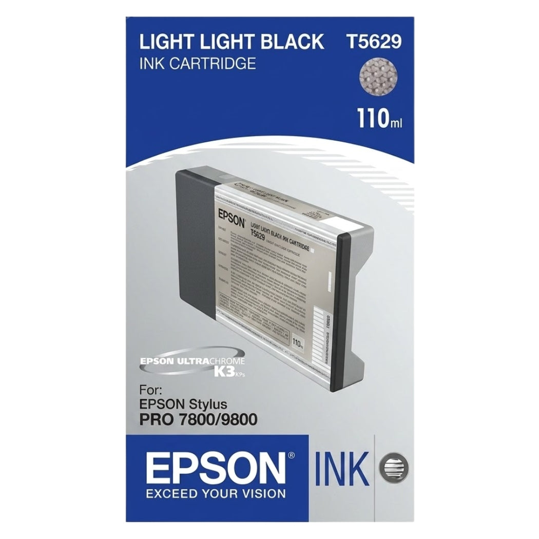 New, Pre-Owned - Epson T5629 Light Light Black 110ml Ink Cartridge
