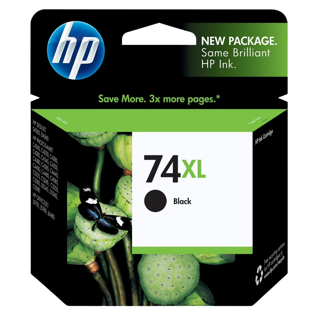 New, Pre-Owned - HP 74XL (CB336WN) Black Ink Cartridge