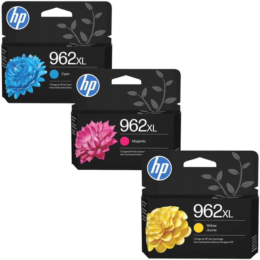 New, Pre-Owned - HP 962XL Cyan, Magenta, Yellow Ink Cartridge