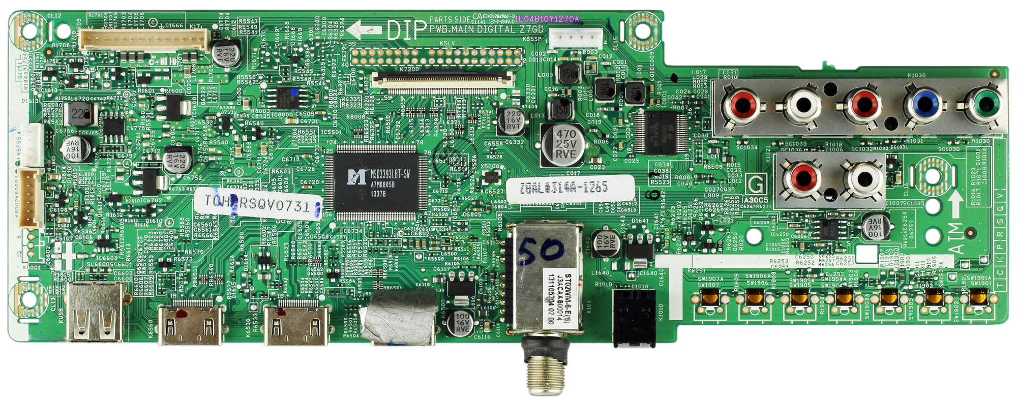 Sanyo 1LG4B10Y1270A Z8AL Main Board for DP50E84