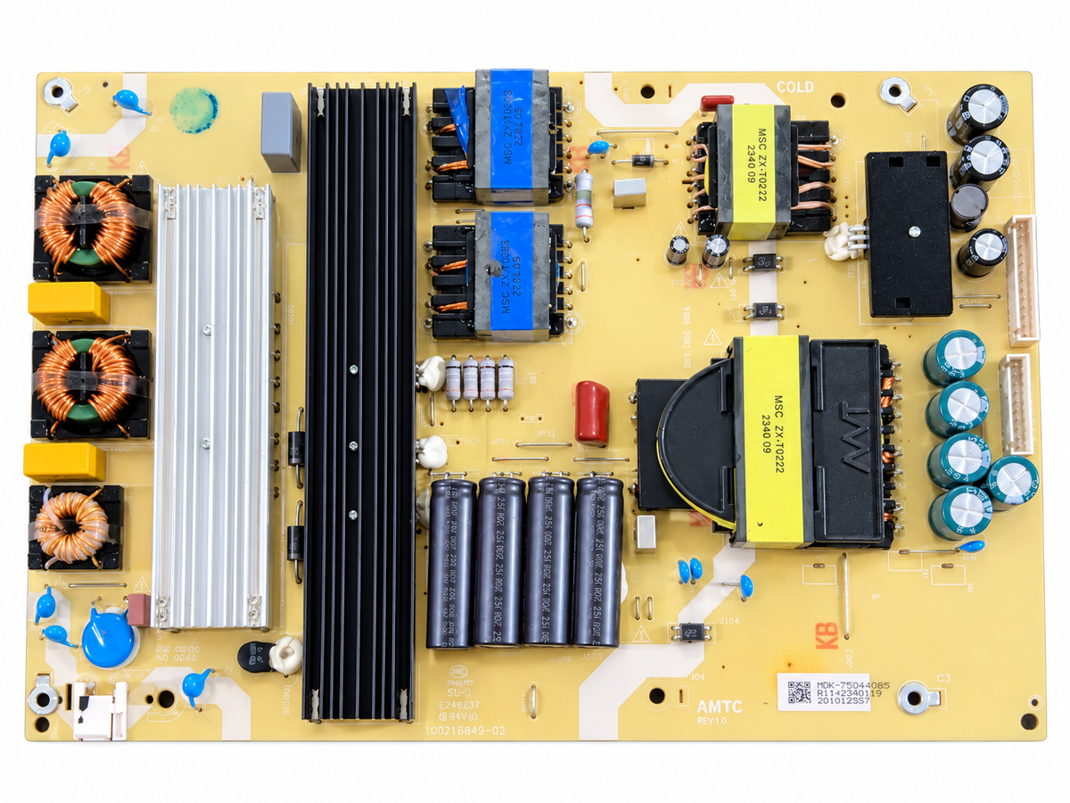 514C6508M06 Roku power supply board white background
