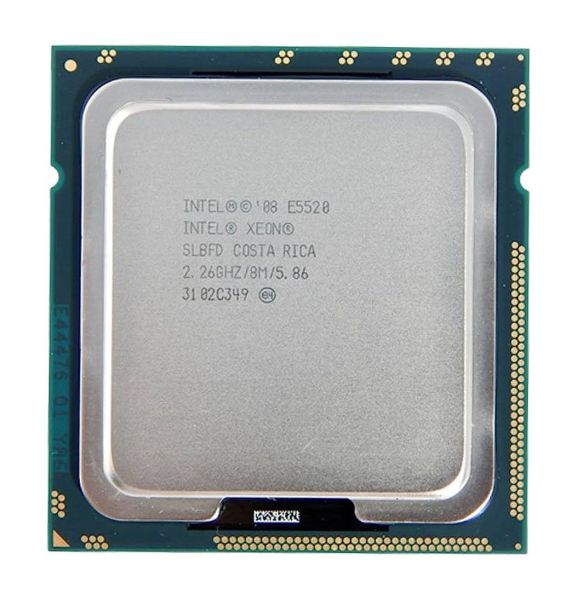 Intel E5520 2.26Ghz 5.86 GT/s Quad Core QPI-2 8MB L3 Cache Socket LGA1366 Processor