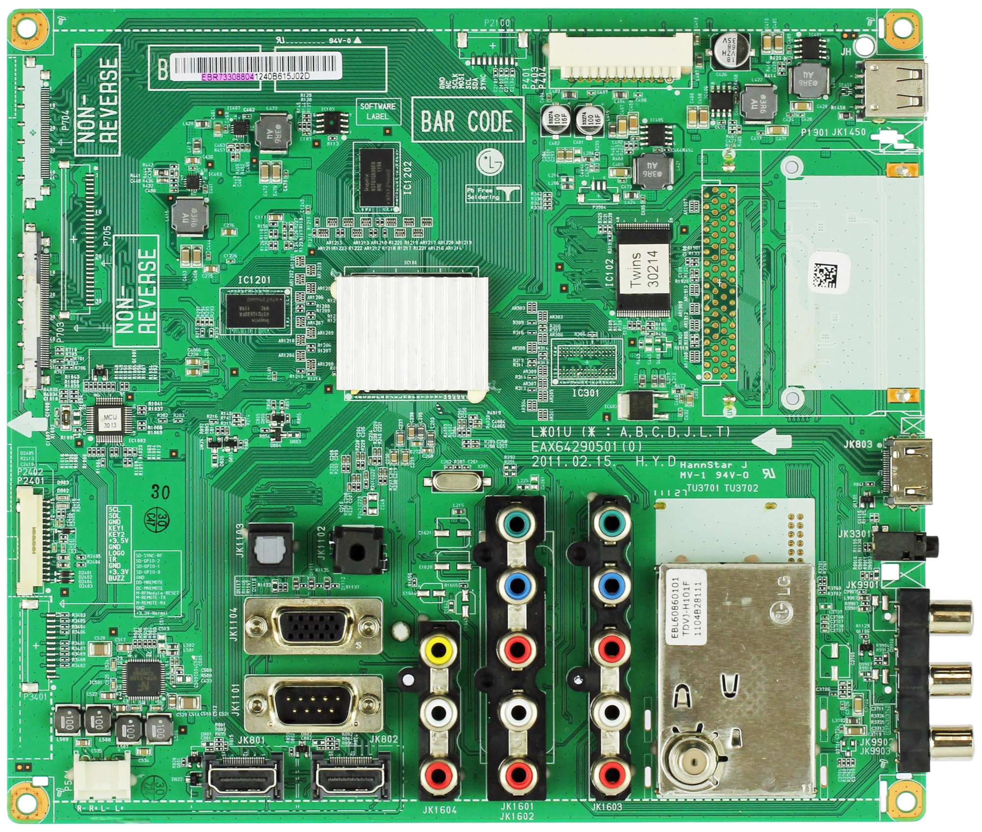 LG EBR73308804 (EAX64290501(0)) Main Board for 37LK450-UB