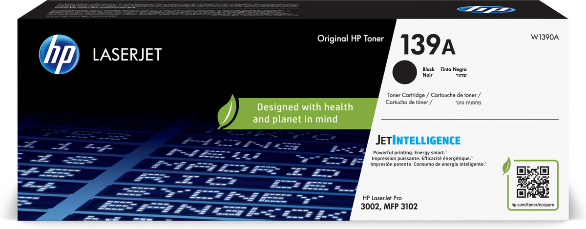 New, Pre-owned, Original HP 139A Standard Yield Black Toner Cartridge, W1390A