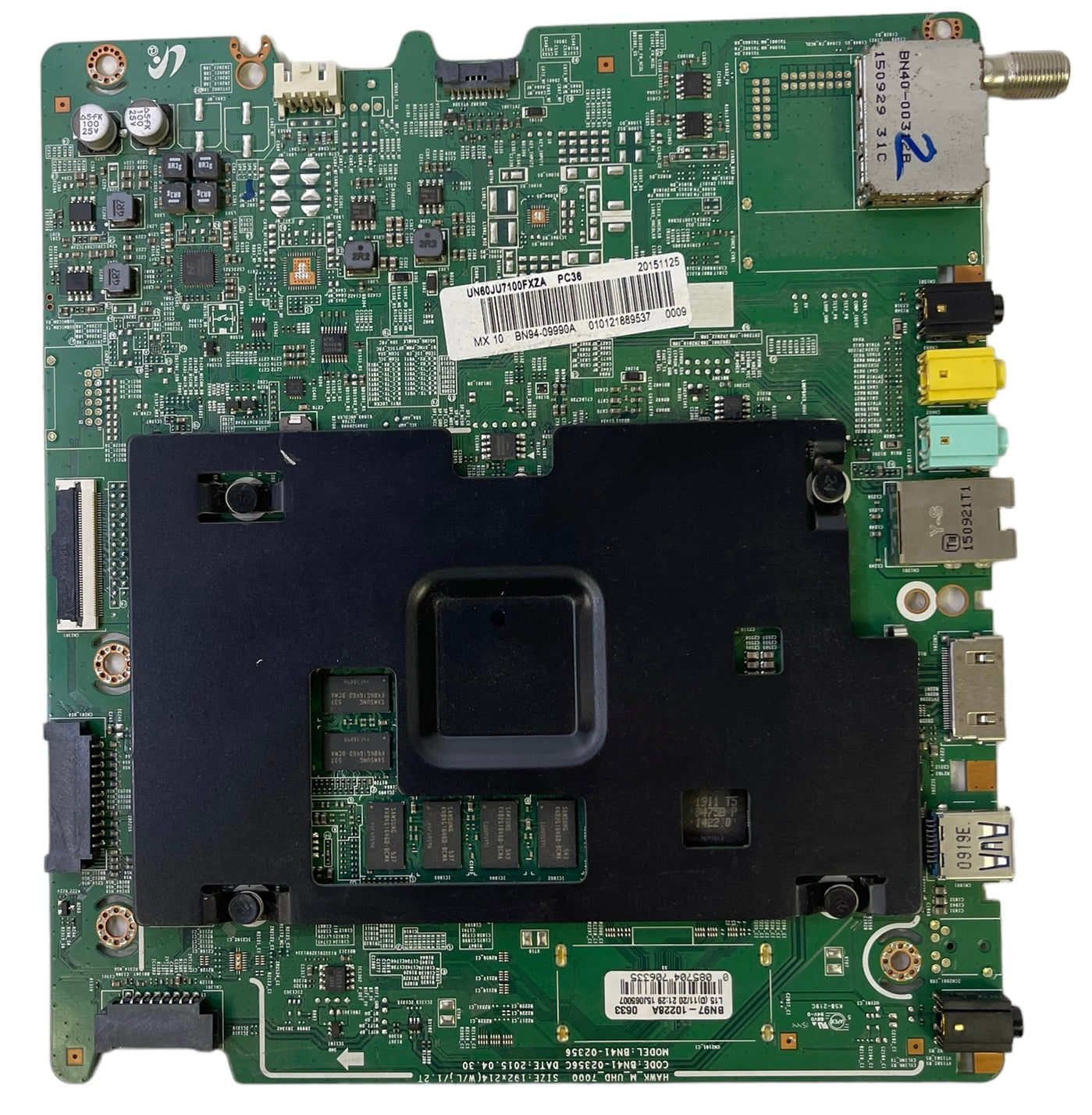 Samsung BN94-09990A Main Board for UN60JU7100FXZA (Version MH01)