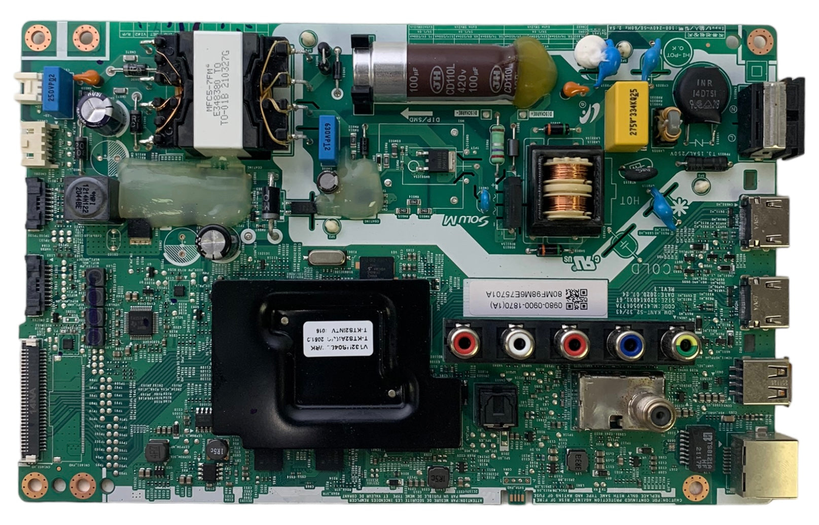 Samsung BN81-21587A Main Board Power Supply for UN32M4500BFXZA (Version VJ10)