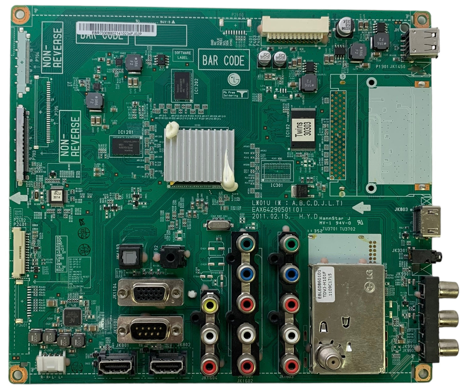 LG EBR73308802 (EAX64290501(0)) Main Board for 42LK450-UB