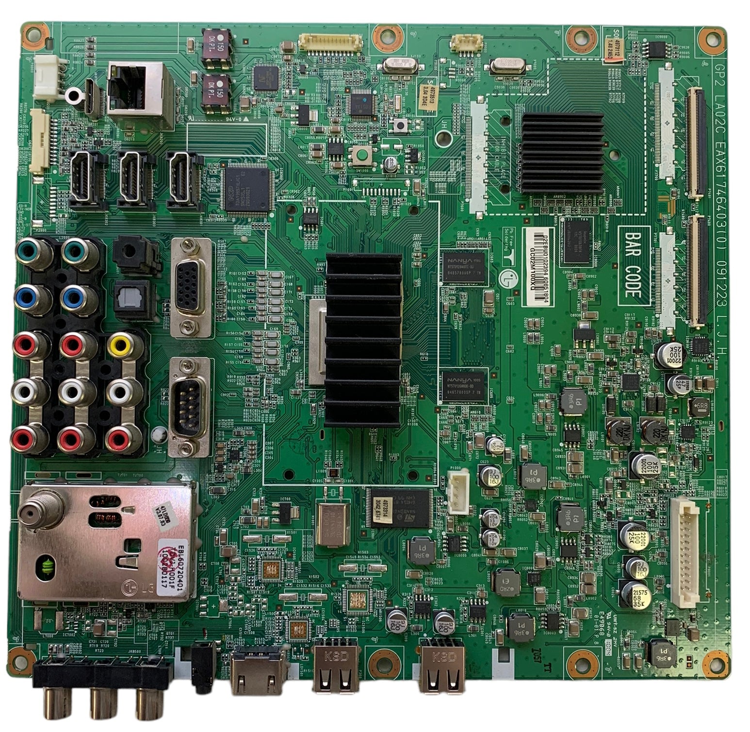 LG EBR65858504 (EAX61746403(0)) Main Board for 47LD650-UA