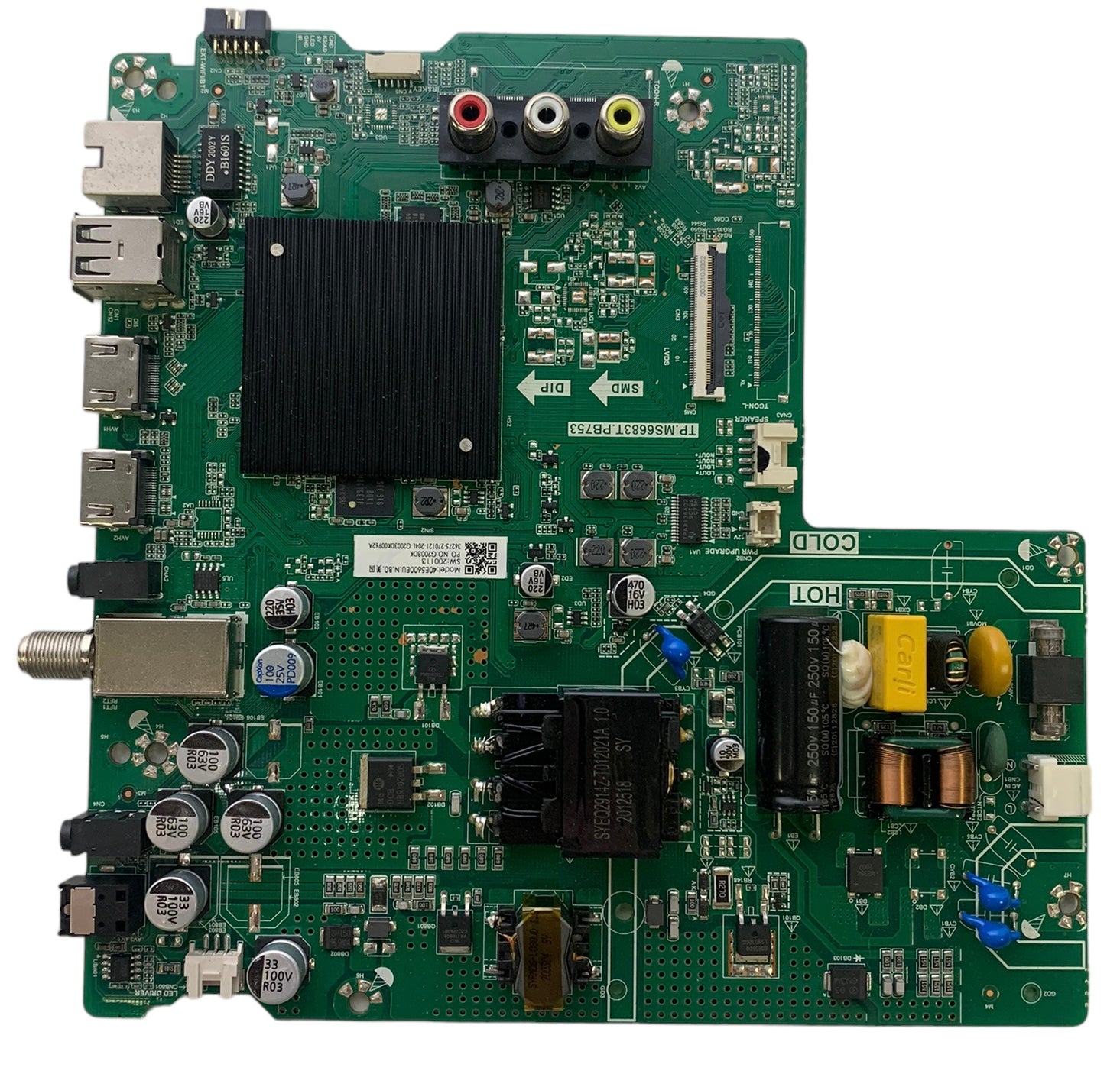 Hisense Main Board/Power Supply 270121 for 40E5600EU (See note)