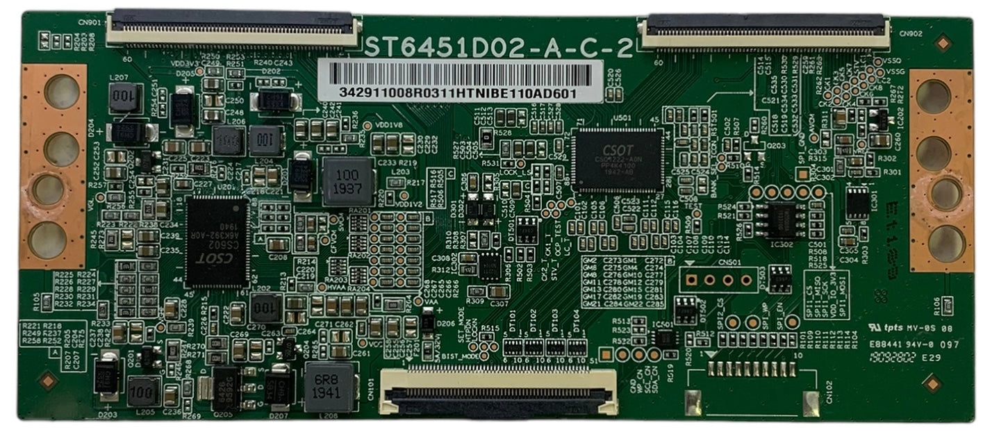 TCL 34.29110.08R (ST6451D02-A-C-2) T-Con Board