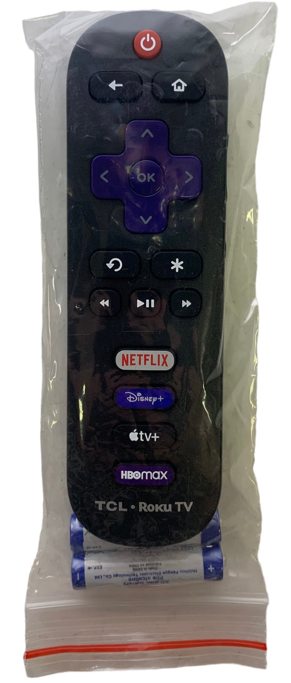 TCL 21001-000071 Remote Control w/ Netflix Disney+ AppleTV HBO Max--NEW