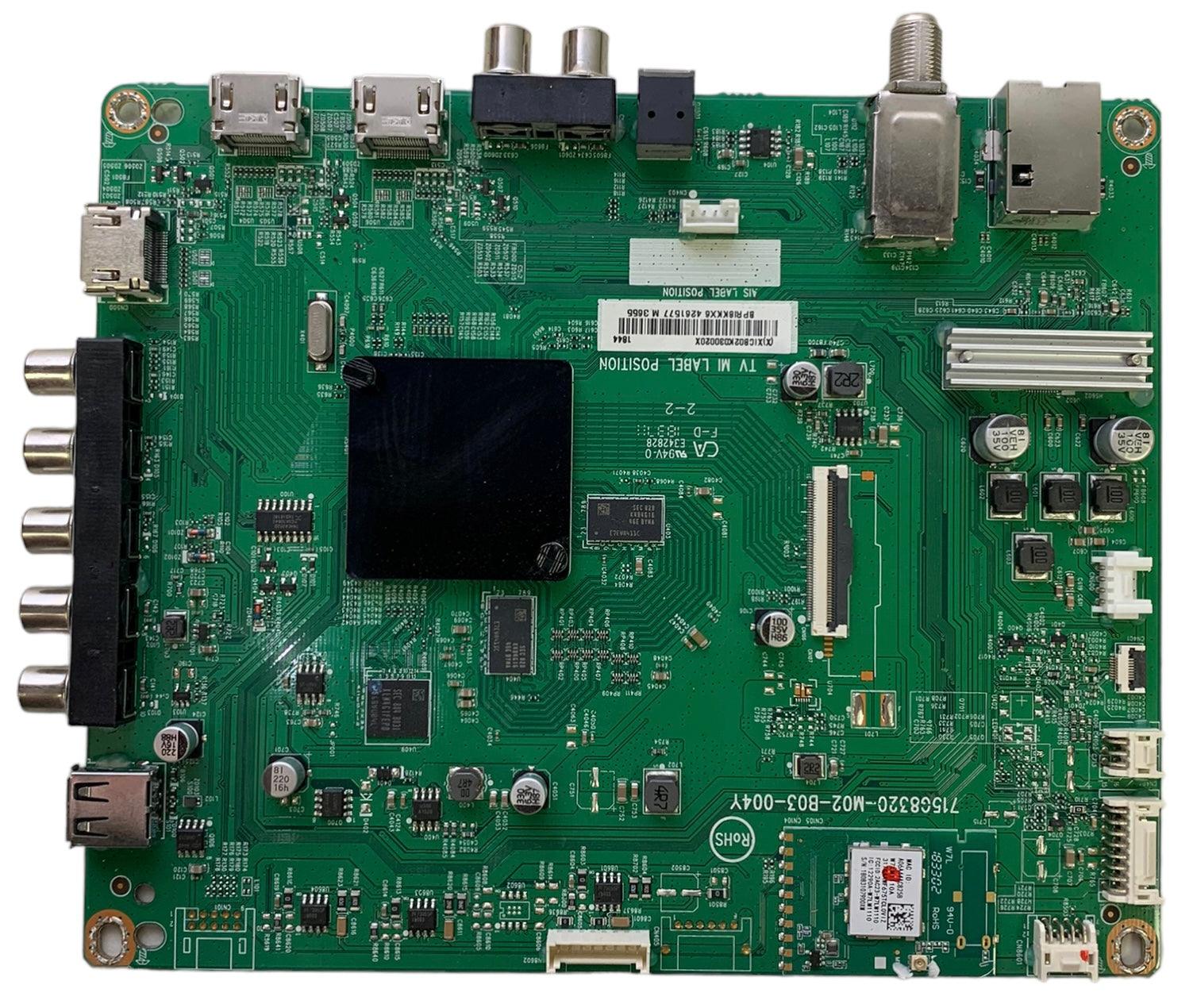 Vizio 756TXICB02K030 Main Board for D43F-F1 (LTM7VNKU Serial)