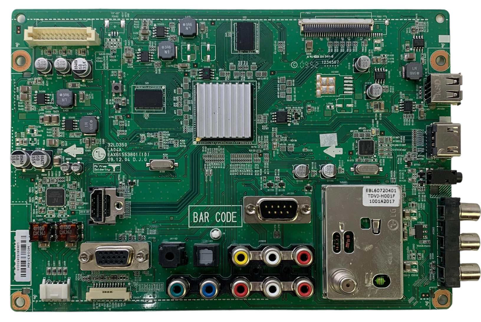 LG EBU60850003 (EAX61553801(10)) Main Board/BPR Total Assembly