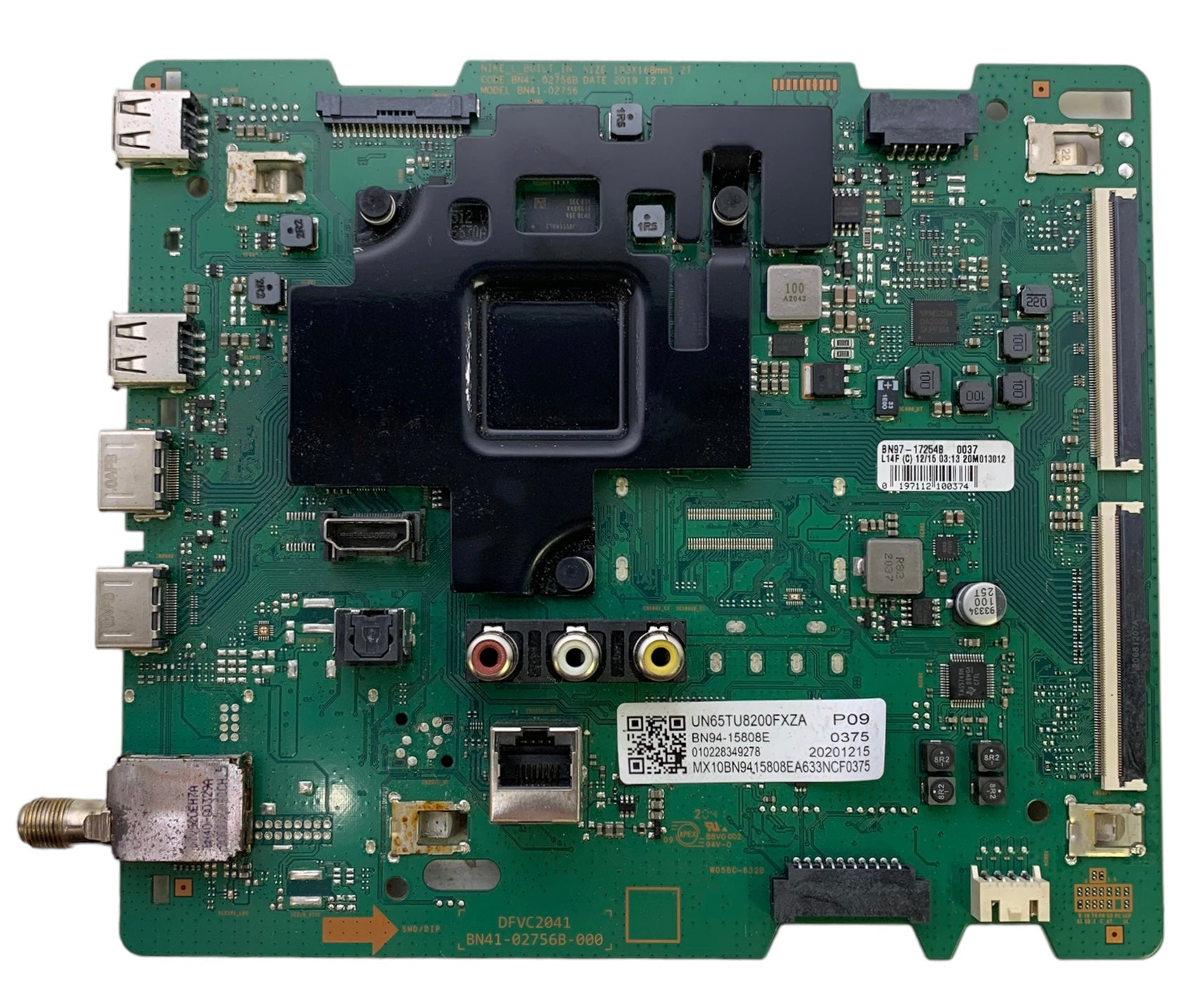 Samsung BN94-15808E Main Board for UN65TU8200FXZA (Version FA03)