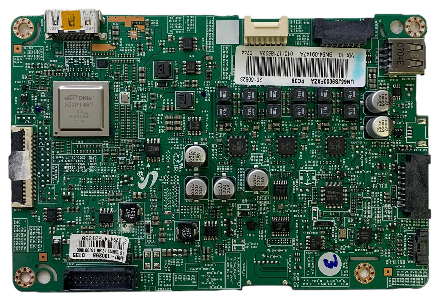 Samsung BN94-09147A Main Board for UN55JS9000FXZA (Version TS01)