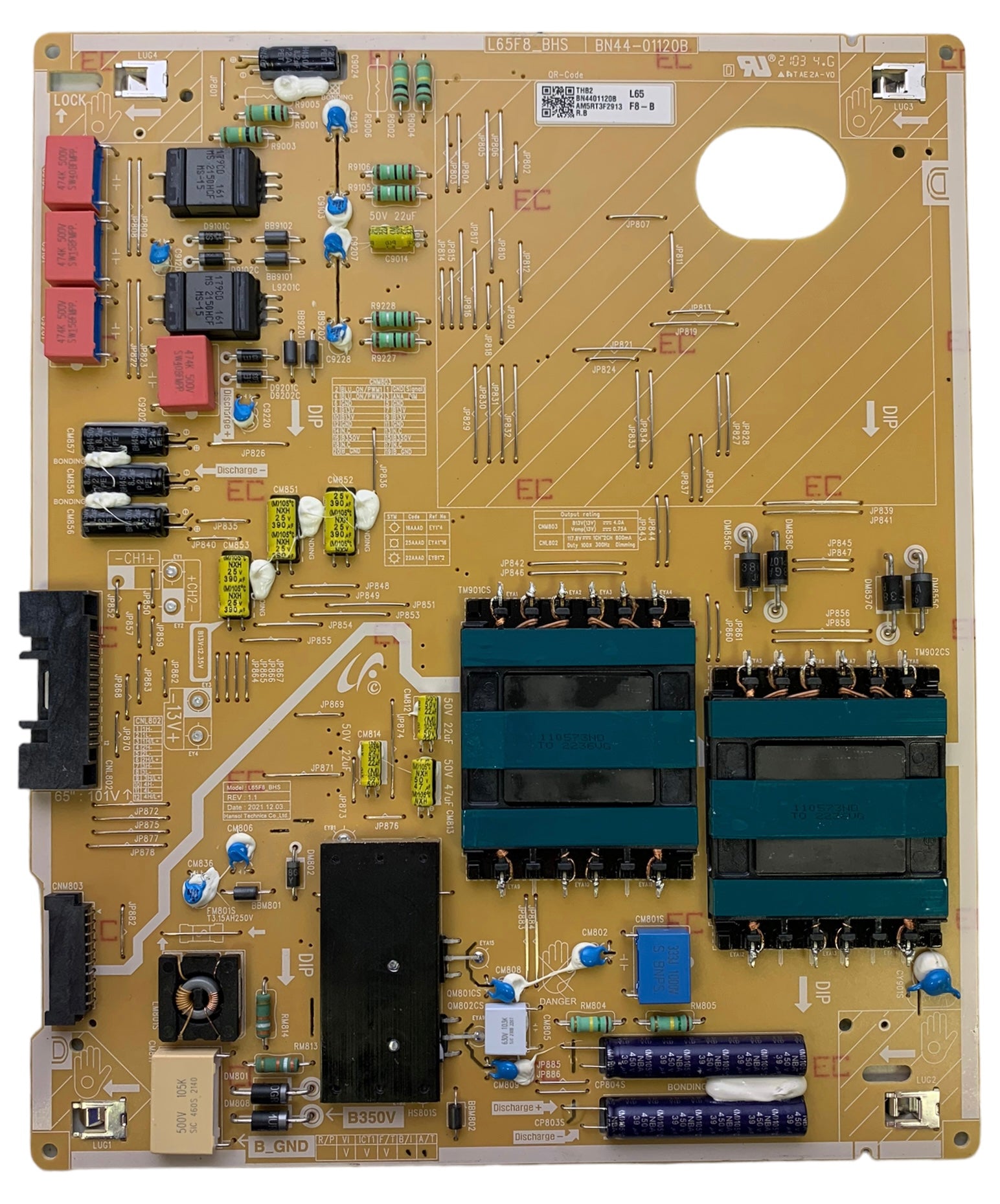 Samsung BN44-01120B Power Supply / LED Board