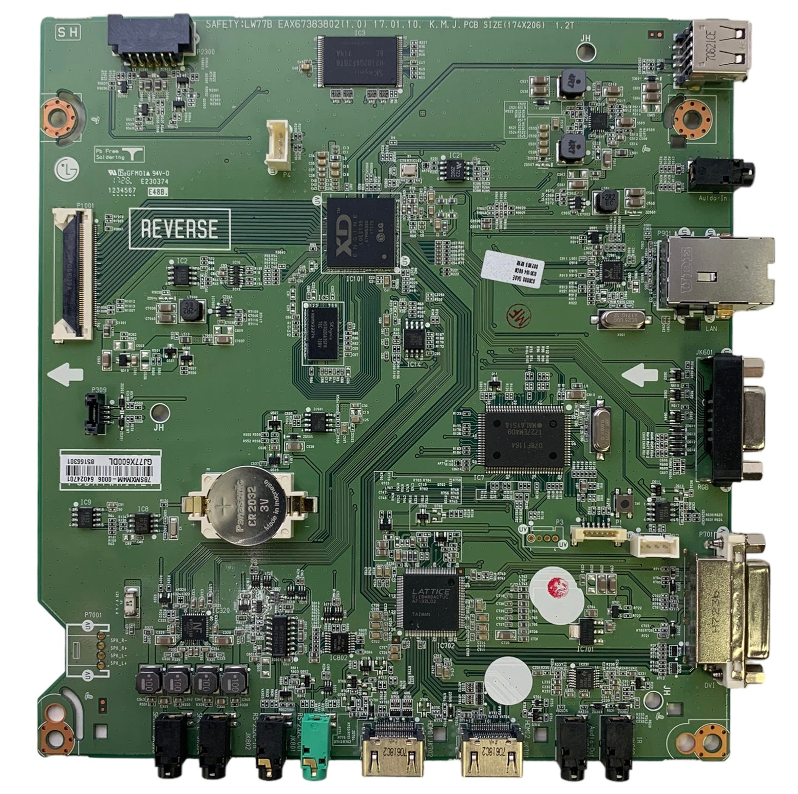 LG EBT64024701 Main Board for 55SM3C-B