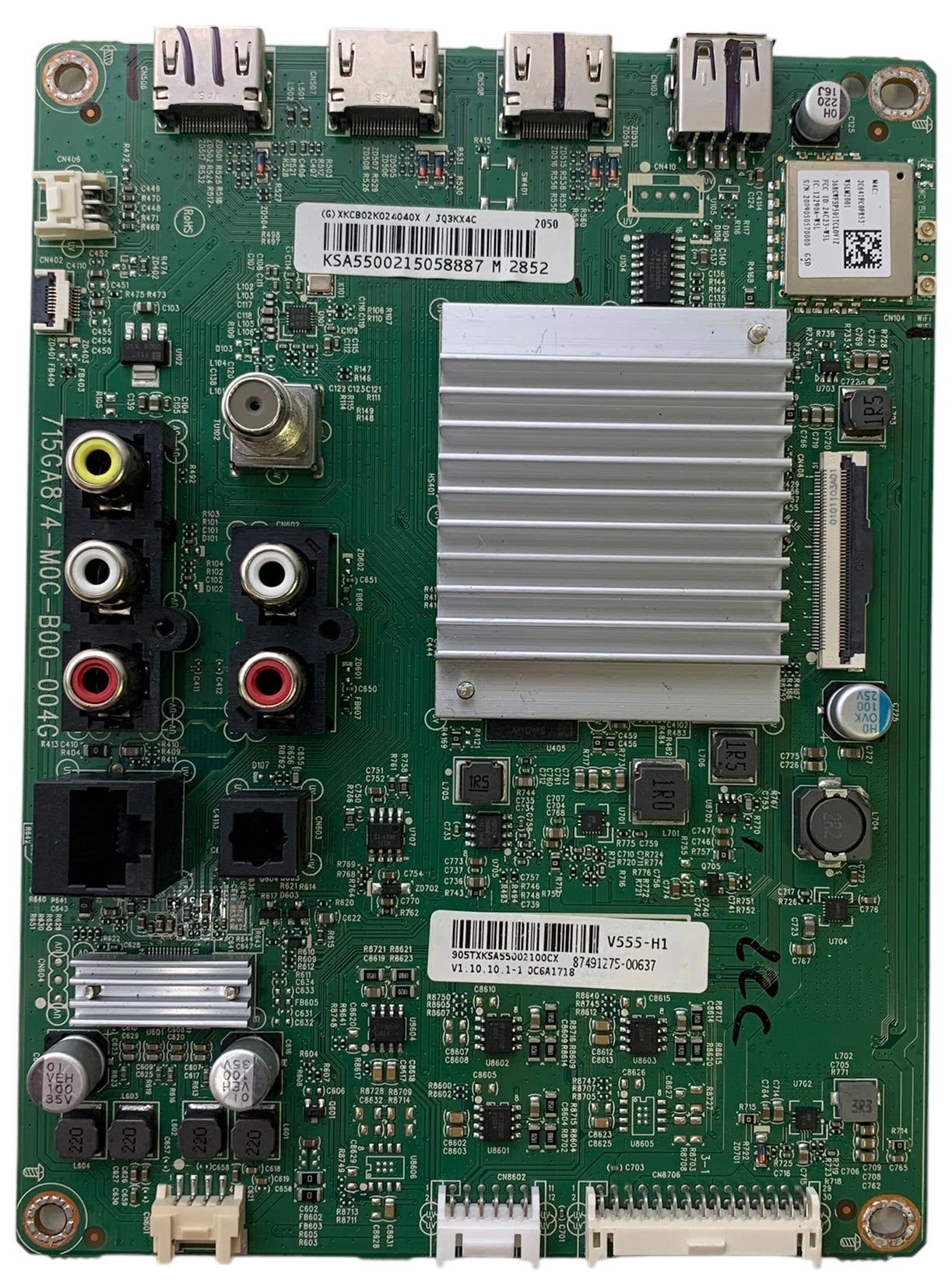 Vizio 756TXKCB02K024 Main Board for V555-H11