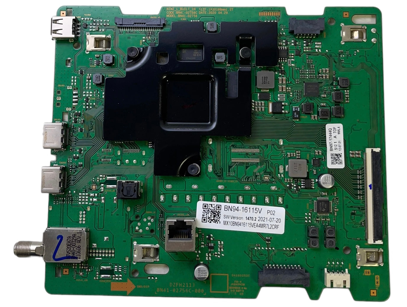 Samsung BN94-16115V Main Board for UN65TU7000BXZA (Version FO11)