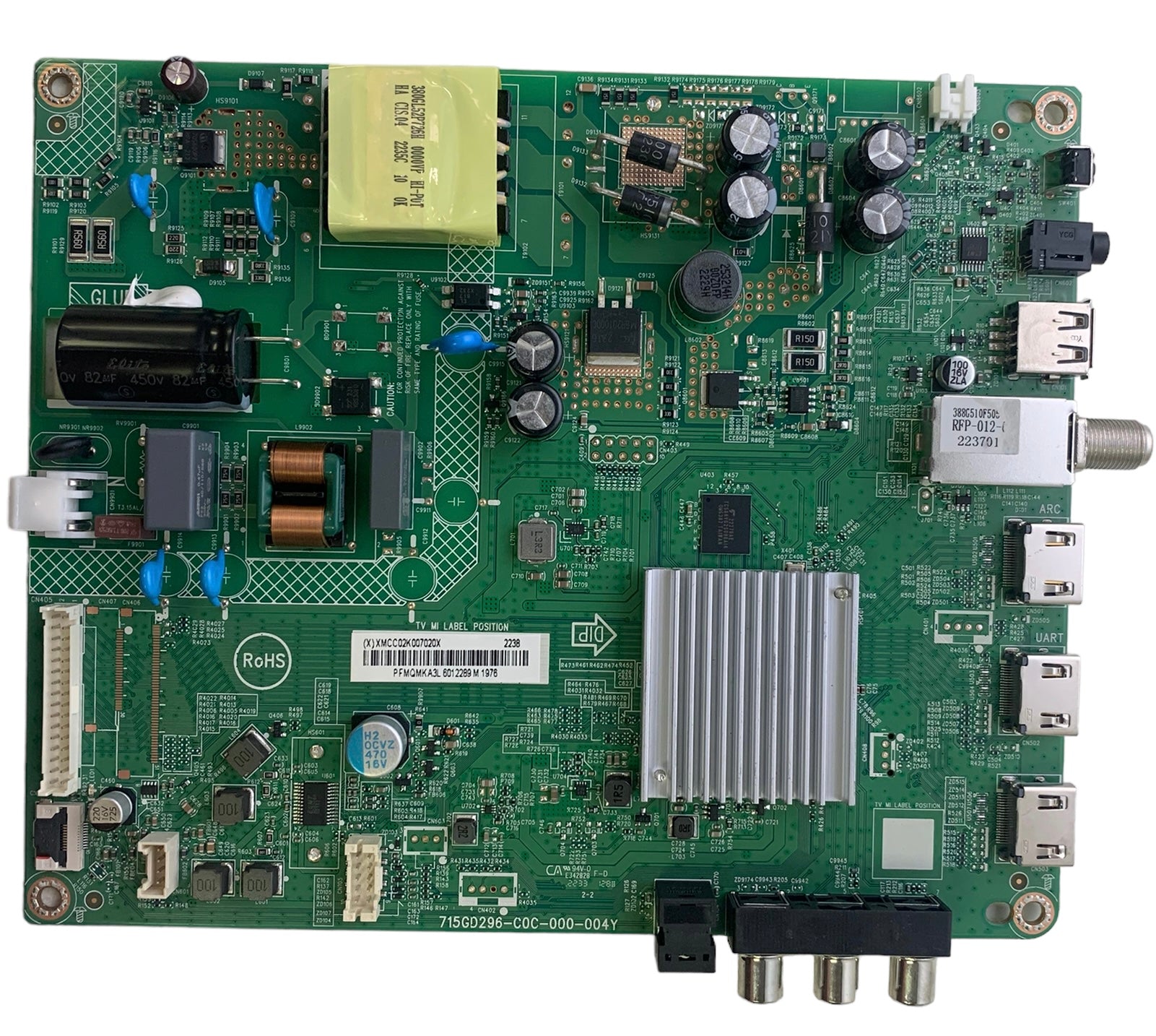 ONN 756TXMCC02K007 Main Board for 100012589