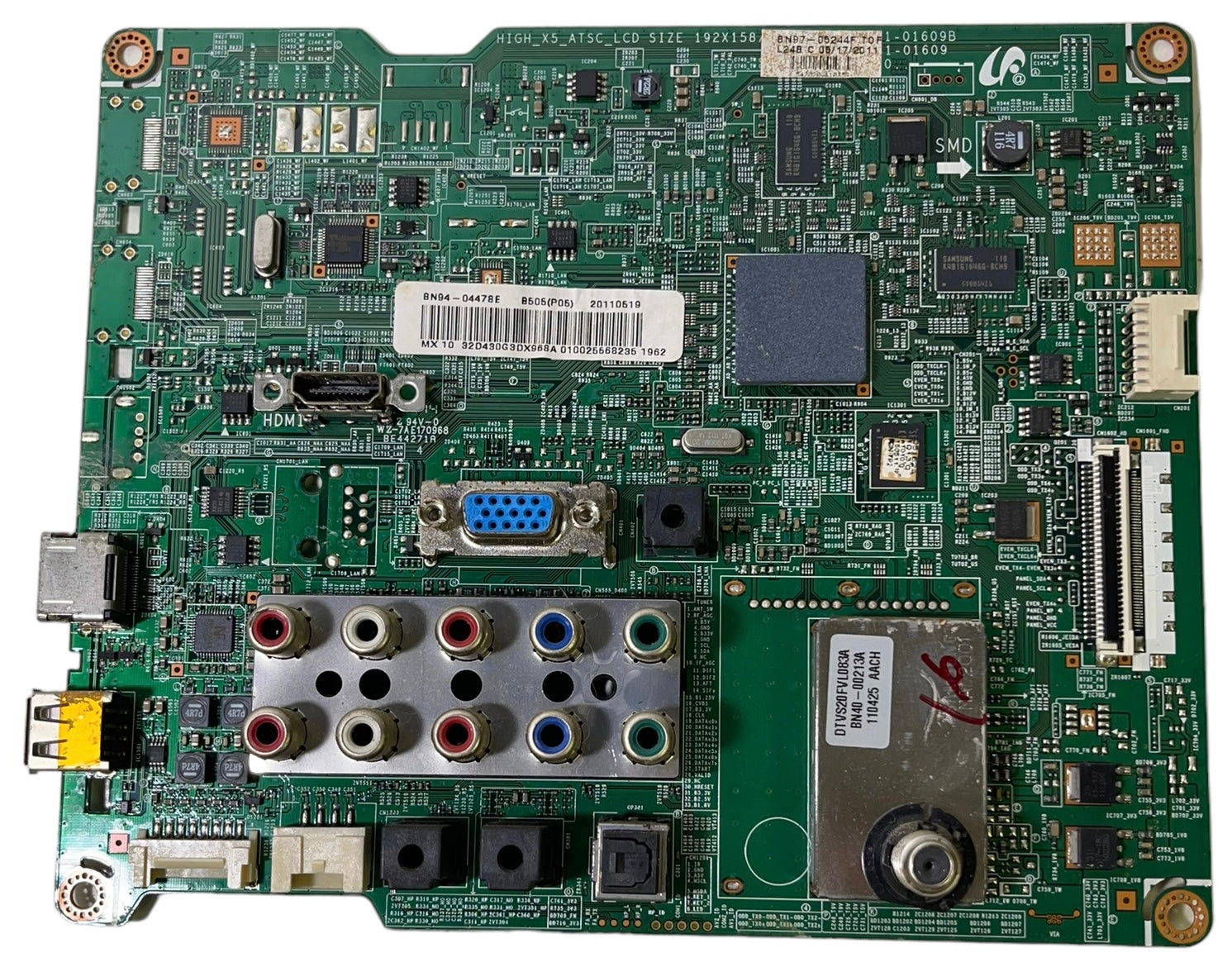 Samsung BN94-04478E Main Board for LN32D430G3DXZA