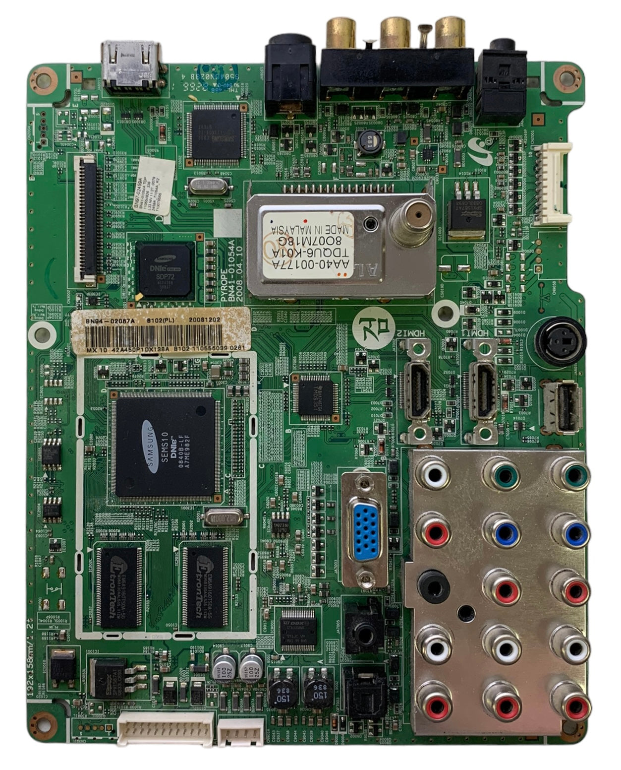 Samsung BN94-02067A (BN41-01054A) Main Board for PN42A450P1DXZA