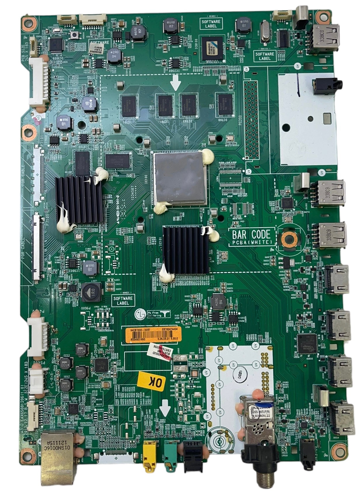 LG EBT62474404 Main Board for 55GA6450-UD
