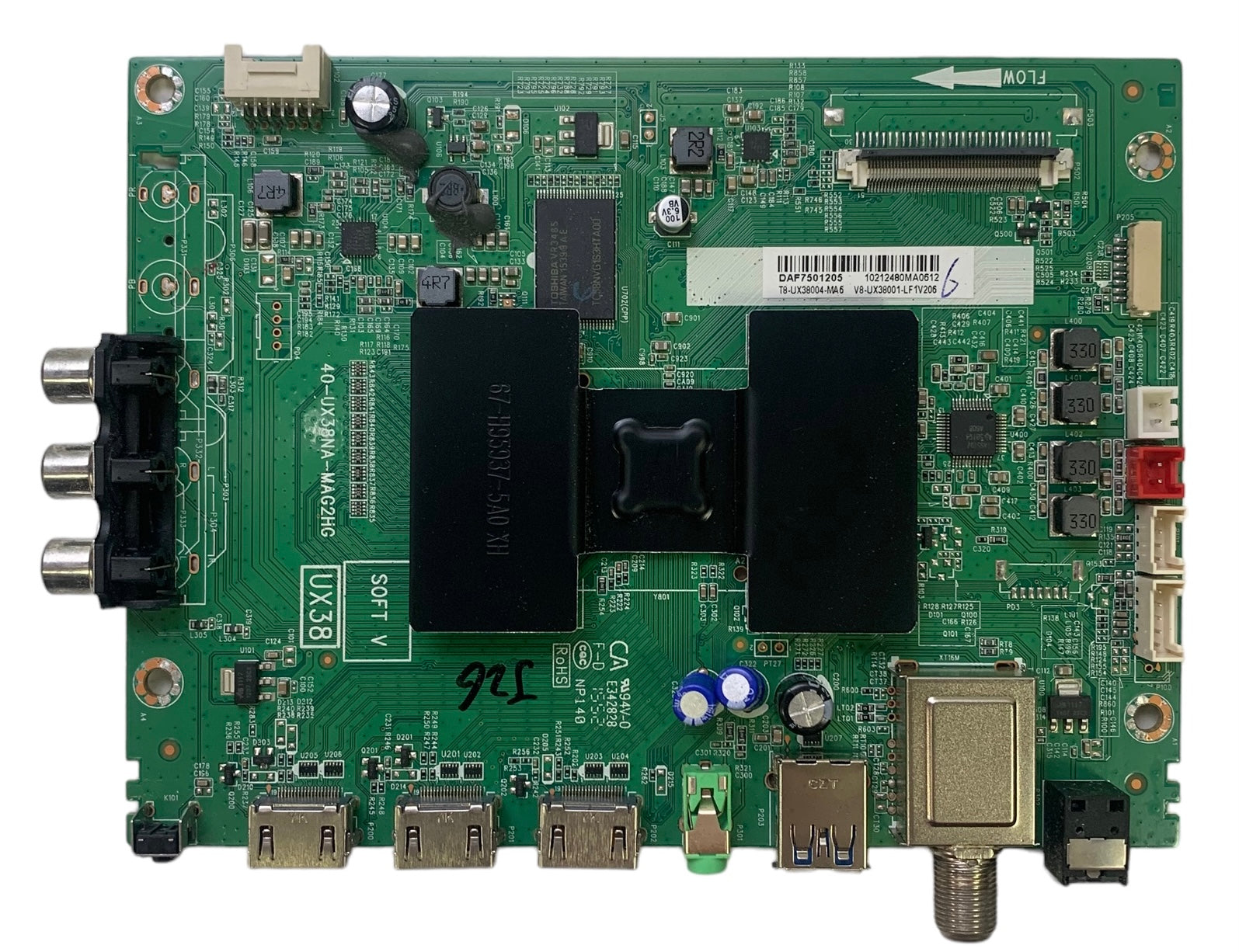 Insignia T8-UX38001-MA6 Main Board for NS-48DR510NA17