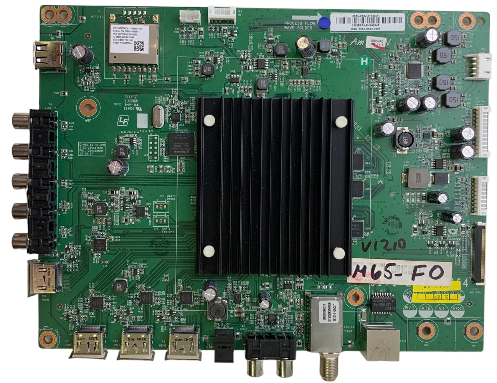 Vizio 3665-0632-0395 Main Board for M65-F0 (LAUAXAKU Serial)