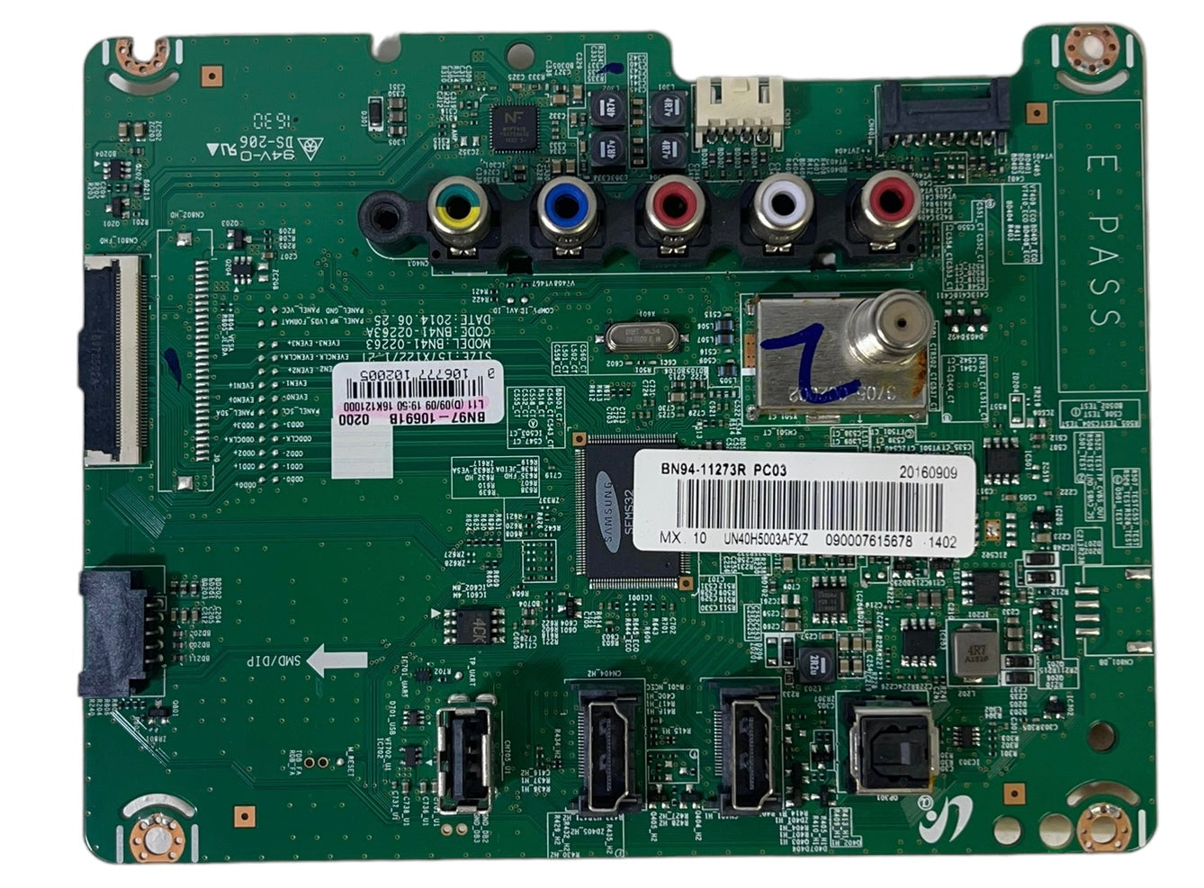 Samsung BN94-11273R Main Board for UN40H5003AFXZA (Version IF08)