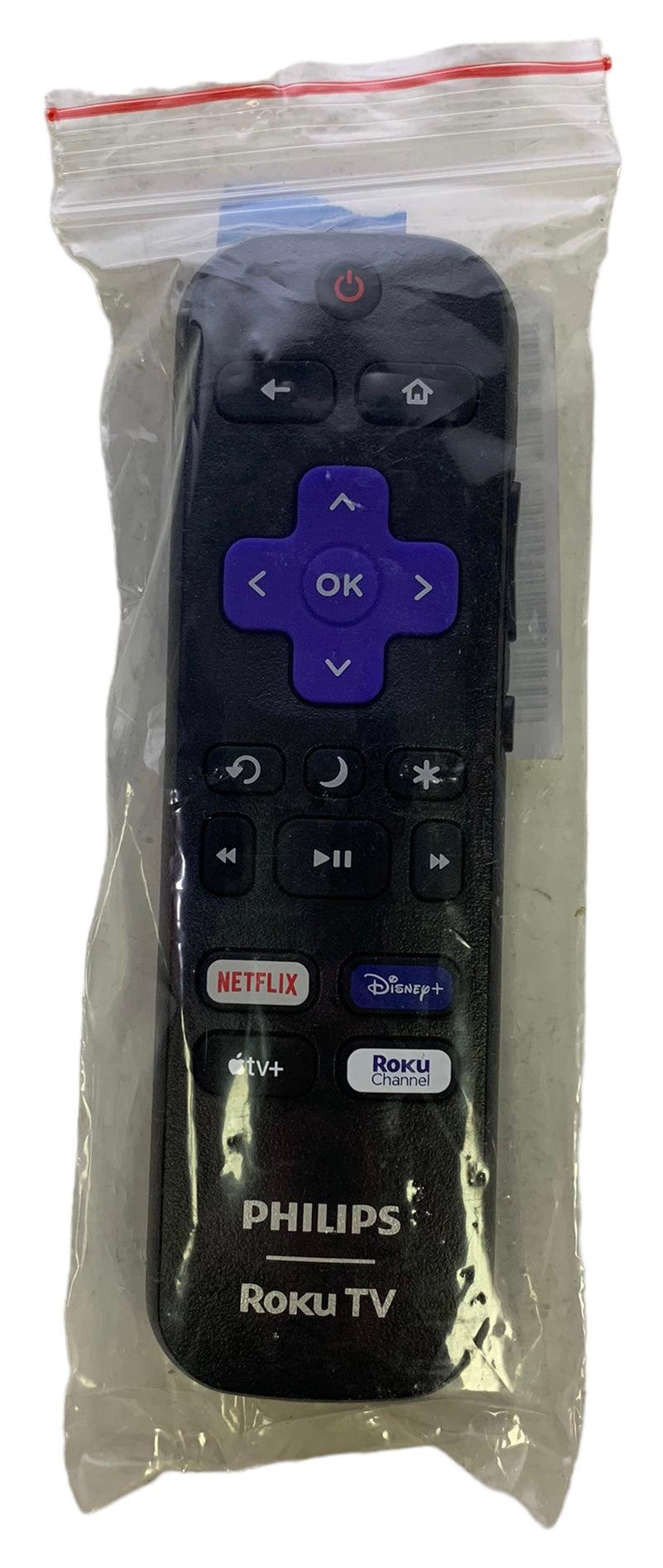 Phillip Roku Remote Philips 3226001024 Roku Remote Control -- Open Bag Netflix Disney+ App