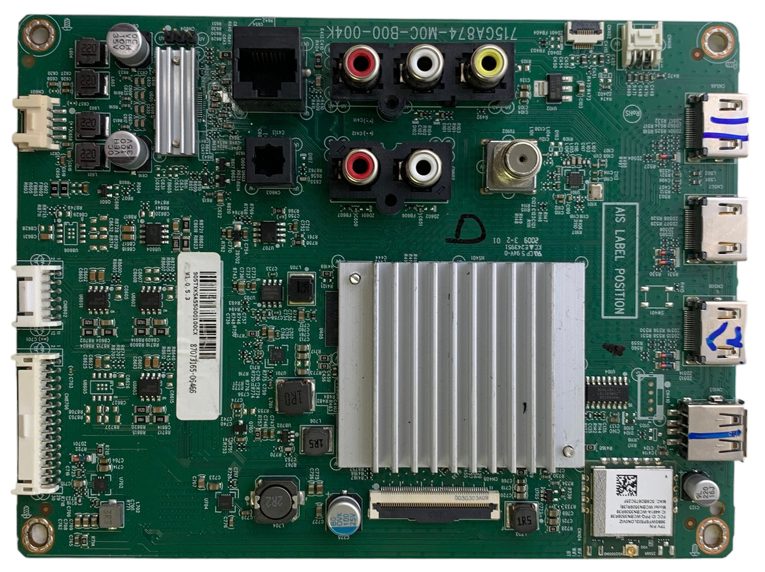 Vizio 905TXKSA550001 Main Board for V555-H1