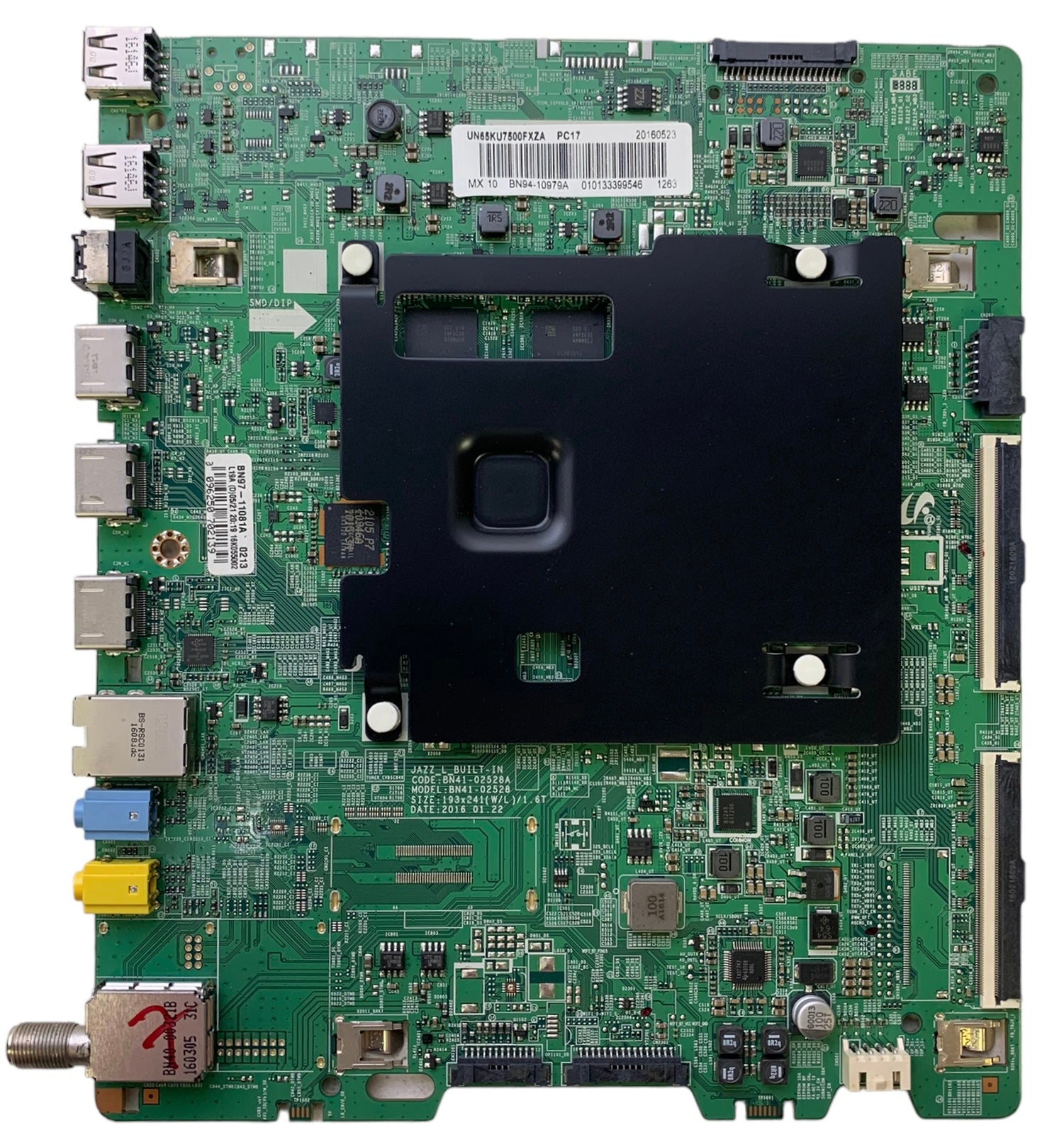 Samsung BN94-10979A Main Board for UN65KU7500FXZA (Version FA01)