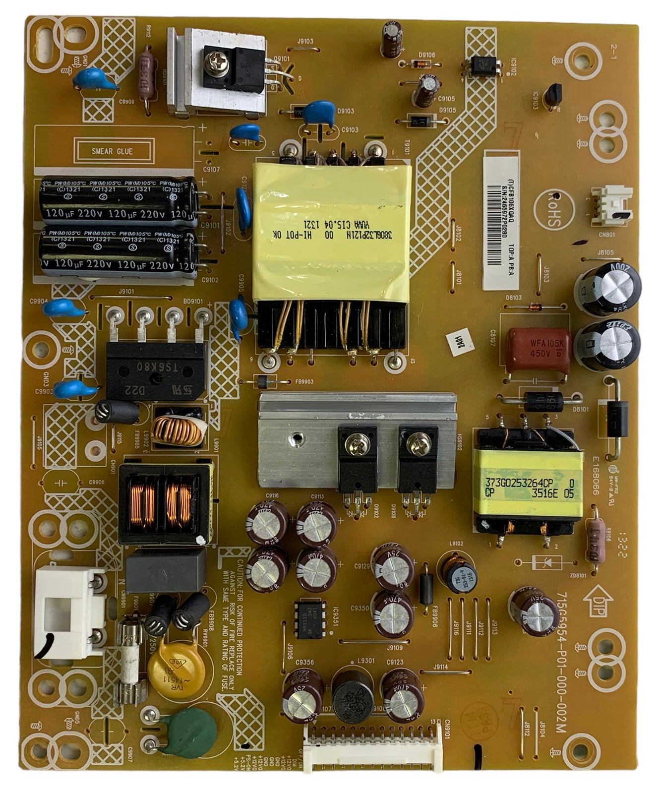 Vizio ADTVCFB106XQAQ (715G5954-P01-000-002M) Power Supply Unit