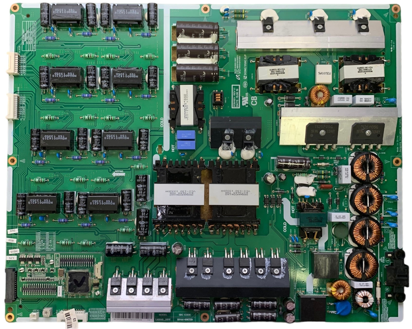 Samsung BN44-00675B (L65D2L_DDY) Power Supply / LED Board