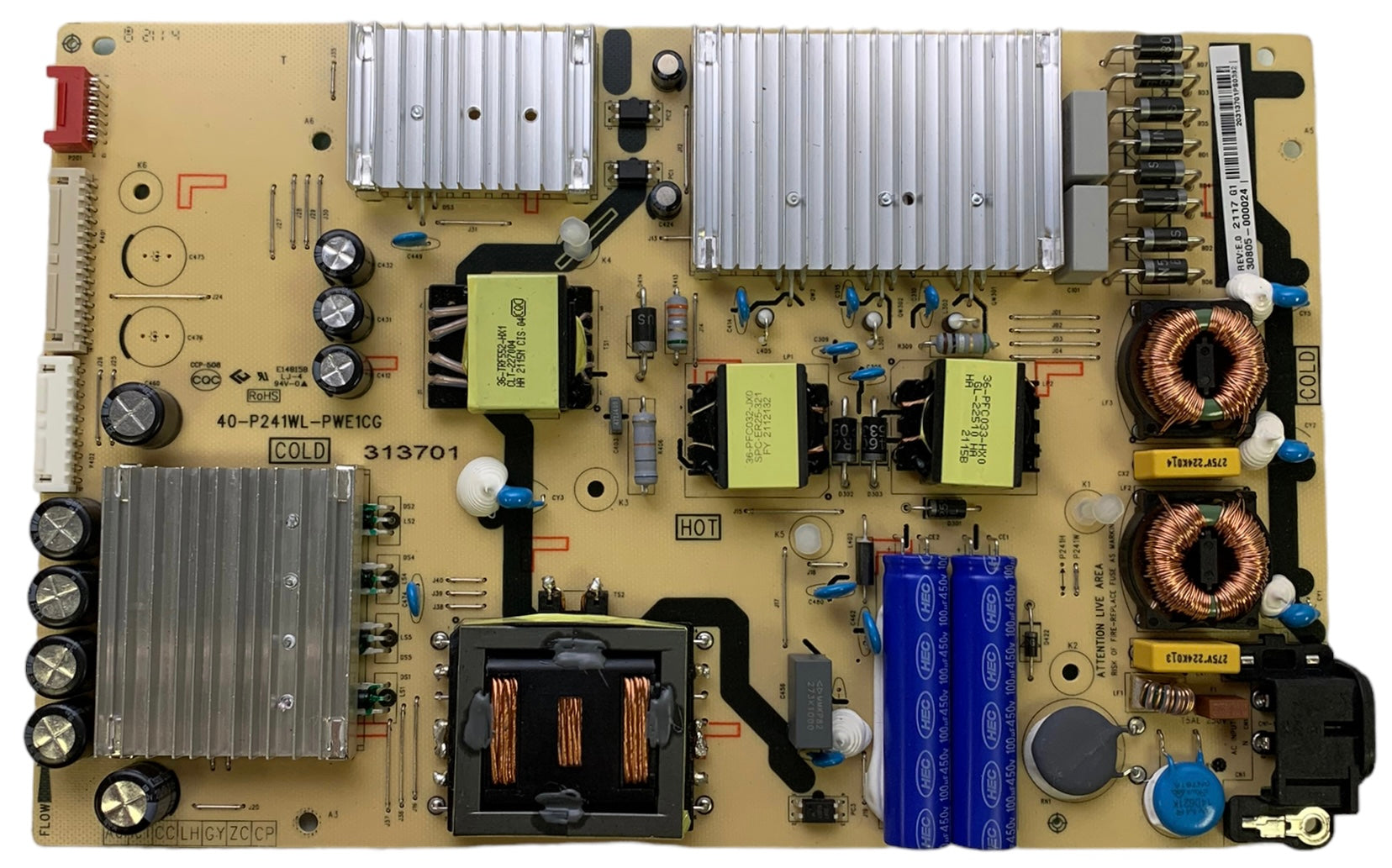 TCL 30805-000024 Power Supply Board