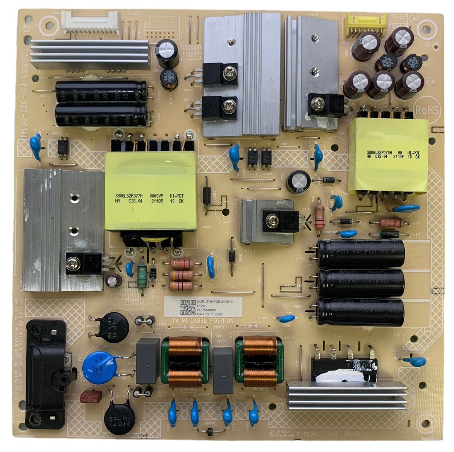 Vizio PLTVKY291XADM Power Supply Board