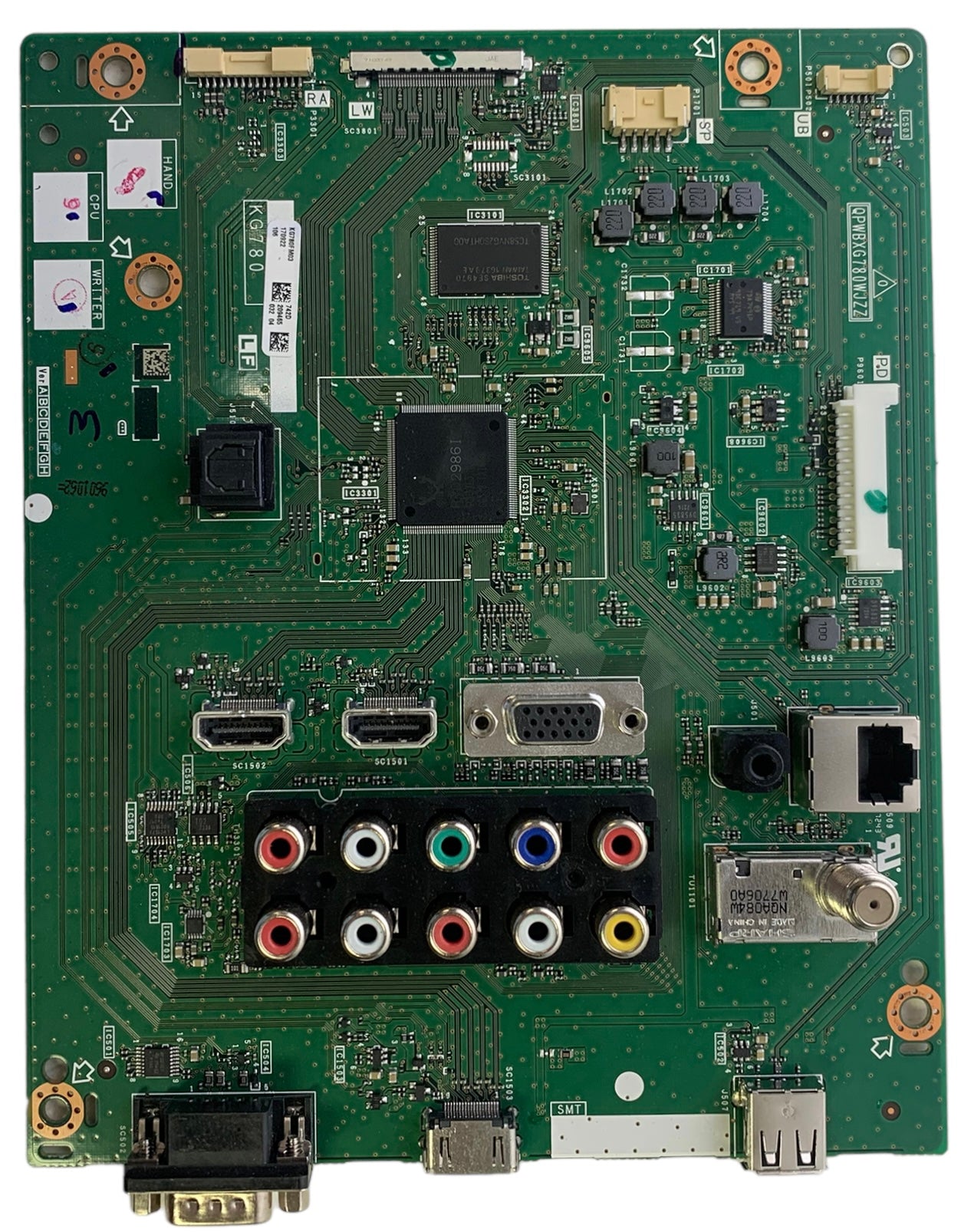 Sharp DUNTKG780FM03 Main Board for PN-LE701 PN-LE801