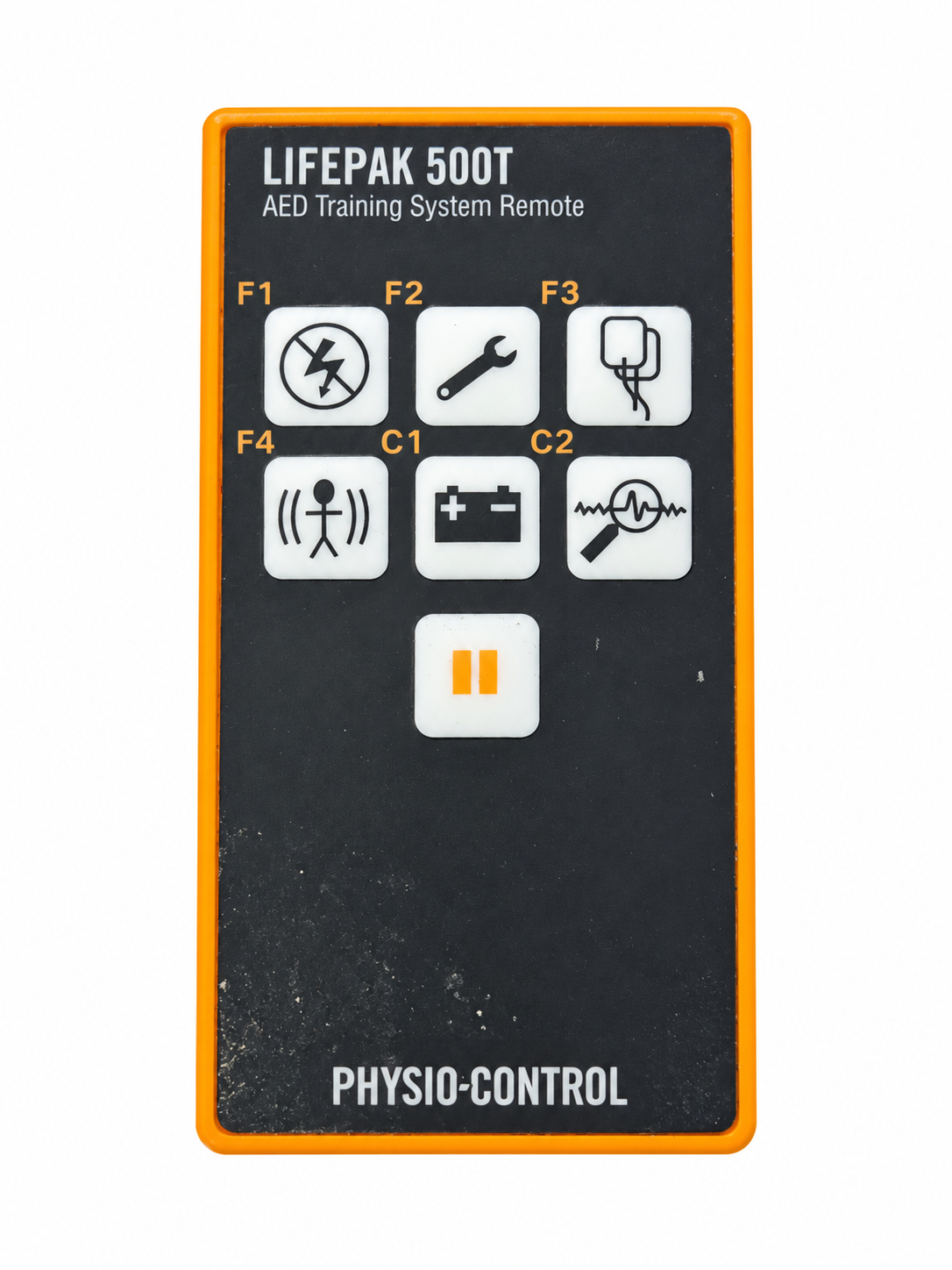 Physio-Control LIFEPAK 500T remote control white background