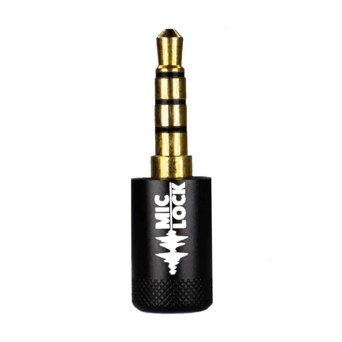 Mic-Lock 3.5mm Single-Ended Microphone Blocker Black