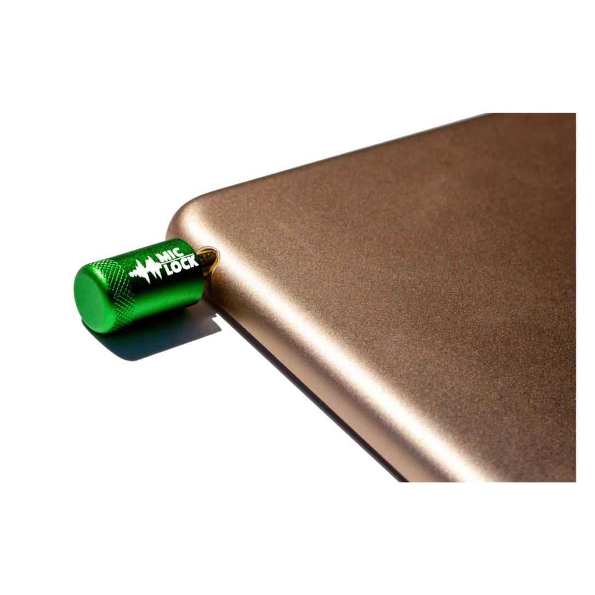 Mic-Lock 3.5mm Single-Ended  Microphone Blocker Green